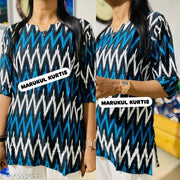 Floral/ varli Printed Short Kurti , Kurta Short Top for women