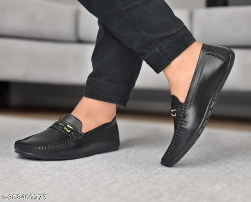 Stylish Men's Black Loafers