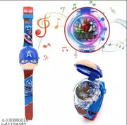 Digital 3D Avenger  Glowing Watch with Disco Music