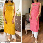 Meesho TRENDZ Latest Trendy Best Quality Embroidered kurta combo on lowest prices
