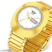Day n Date Series Men's Gold Chain Analog Watches Classic, Attractive, Professional, top-trendy and stylish Analog Watches for Men/boys for office, school use