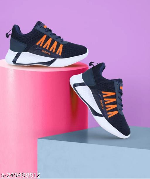 Lace Running Shoes For Boys -girl  (blue)