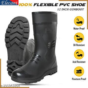 Elecant Solid PVC Sole Slip-On Gumboot for Men