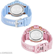 Digital Multi Function Kids Sports Watch for Boys & Girls (Pack of 2)