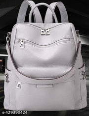 MomsyStore Leatherette Backpacks For Women And Girls