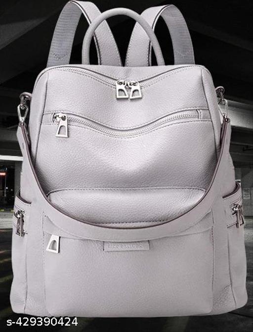 MomsyStore Leatherette Backpacks For Women And Girls