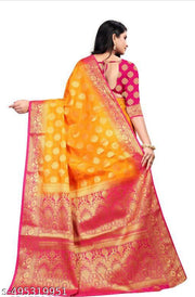 BANARASI SILK SAREE WITH BLOUSE PIECE
