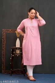 Neerupam Collection women's embroidered cotton designer kurti | embroidery kurti | plus size kurtis for women | ready made cotton kurti | big size embroidered kurti