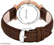 Flower Round Dial Analog Wrist Watch For  Women and Girls Pack of 2 Watch