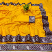 New kumari silk with lace border with hotfix work with separate blouse pis.Fancy saree and festival saree.Partwear saree.