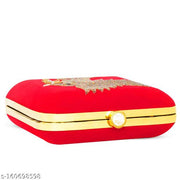 Trendy Embroidery party Wear Clutches