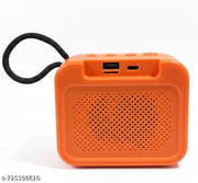 GeneCore Mini Pocket Bluetooth Speaker with RGB LED Light, USB/TF Card Slot & Type-C Charging Assorted  Colours