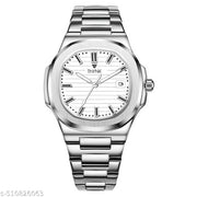 THYNK Luxe Series Date Functioning Stainless Steel Strap Quartz Analog Watch for Men ( Casual, Formal, Party-wear/Sports Watch)