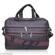 TRENDY LEATHER MENS OFFICIAL LAPTOP BAG BROWN
