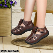 Kids velcro BROWN Color Casual Sandals For Boys & Girls.