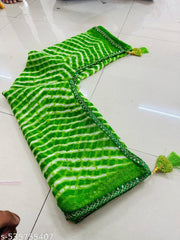 Bandhani saree, Bandhej saree, Top selling saree, Saree with blouse, pure georgette saree, soft georgette saree,   party wear saree, desiger saree, banarsi saree, celebrity saree, festive saree, bollywood saree