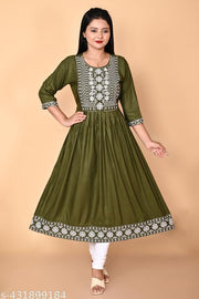 Women's Ethnic Kurti, Stylish and Comfortable Cotton Tunic, Sizes S-XXL