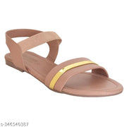 Hike Haven Women Peach Flats Sandal