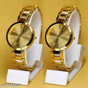 Fancy Designer Metal Belt Analog Watches combo with Cosmic Diamond Bracelet for Women