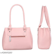 Light Pink stylish ladies purse bag for daily Use. purse for women,women purse,handbags for women and girls,Shoulder Pu-Leather Handbags for Women's