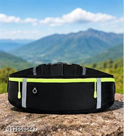 Running Belt Waist Pack Bag, Workout Gear, 3 Pockets Gym Fitness Fanny Pack for Phone, Cell Phone Holder for Running, Jogging Pocket Belt for Women & Men, Running Accessories