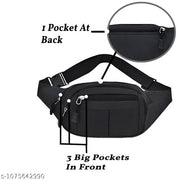 NISF STAR Waist Bags for Men & Women- Premium Stitching, Branded Zippers, Waterproof Pocket, RFID Safe- Large Fanny Pack for Hiking Travel,Cycling,Money Belt BLUE