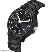 Ca Black  Dial Men Pu Watch