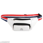 Nice Purse Formal Waist Pouch Cycling Bag Waist Bags for Men Chest Crossbody(W.B-010) Waist Bag  (White)