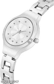 Best Quality Ethnic Embossed Designer Shine Round Dial Watches for Girls