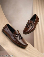 Faux leather loafers shoes for boys and men | Casual formal shoes officewear