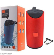 Premium TG-113 Bluetooth Speaker with USB Port/Micro TF Card Slot/Aux/ Speaker Super Bass (Color Red)