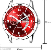 LOIS CARON LCS_8325 Trending Day & Date Functioning for Boys Analog Watch - For Men ()