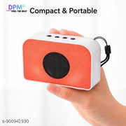 DPM Portable Bluetooth Party Speaker with Wireless Mic Karaoke Feature for Music and Singing