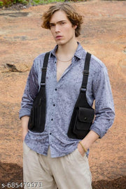 SALE PRICE LIVE!!!!Tactical Crossbody Shoulder Holster Bag Unisex Chest Harness Sling Bag easy Adjustable Crossbody bag vintag (Black)
