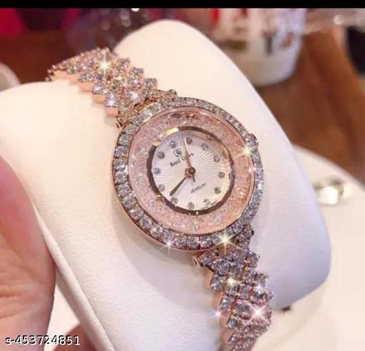 Luxury coppers Full Diamond Quartz Watch / Ladies Korean Fashion Rhinestone Wristwatch Bracelet