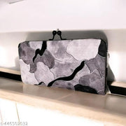 Fantastiqo Abstract Grey & Black Clutch Bag for Women | Stylish Party & Ethnic Sling Purse | Modern Handbag