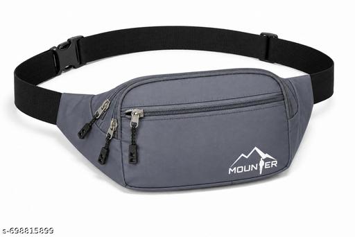 MOUNTER Waist bag for men and women - Anti Theft, Water Resistant, Lightweight and Adjustable Fanny Pack Belt Pouch for Hiking, Travel & Outdoor Sports