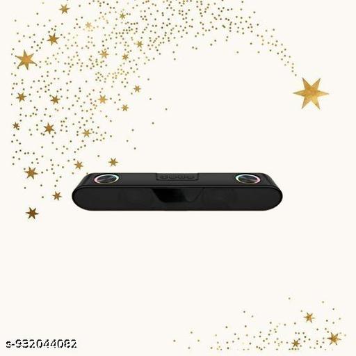 Portable Bluetooth Speaker, 16 Watts, Upto 8h Backup, Dual Drivers + Dual Passive Radiators, Call Function, Bluetooth v5.3 | USB | mSD| AUX, TWS, RGB LED