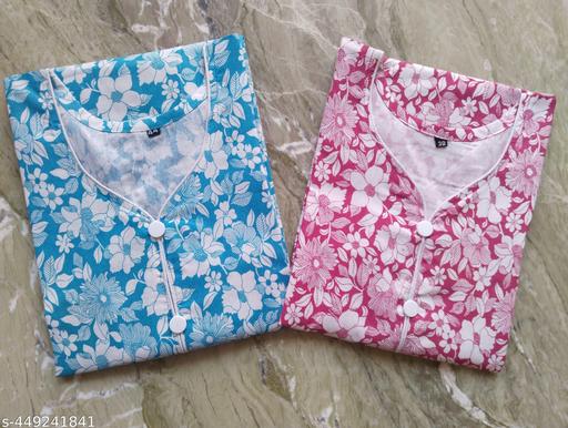 Cotton Kurti For Girls/Cotton Kurti Combo Pack of 2