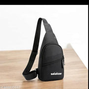 Unisex Adult Sling Bag Crossbody Shoulder Messenger Waterproof Short Trip Chest Bag (Black)  Fashion
