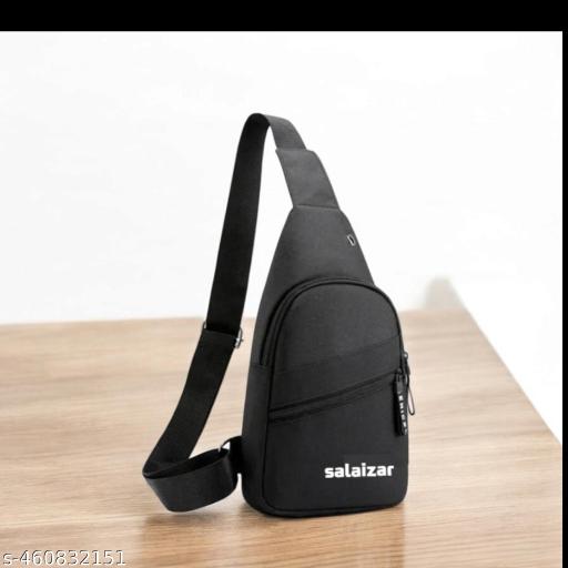 Unisex Adult Sling Bag Crossbody Shoulder Messenger Waterproof Short Trip Chest Bag (Black)  Fashion