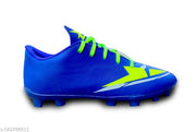 Men’s Blue Mesh Football Studs Shoes – Cushioned Sports Studs