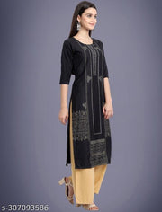 Beautiful American Crepe Printed Kurti For Beautiful  Women