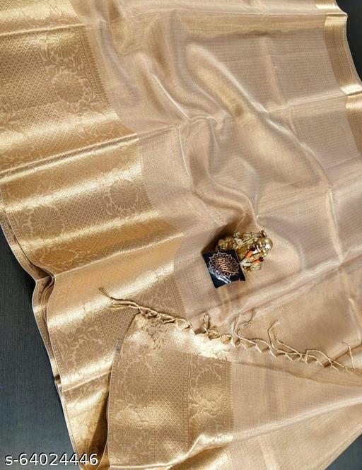 BANARASI ALL OVER TISSUE SILK FANCY PARTY WEDDING WEAR SAREE