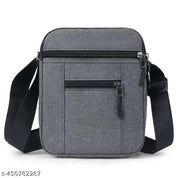 Compact Grey Crossbody Bag 20cm X 25cm X 9cm