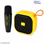 DPM Portable Bluetooth Speaker with Wireless Microphone and Deep Bass Sound