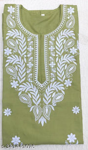 Cotton Chikankari Kurti
