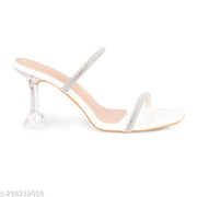 JM LOOKS Women's  Fashion Sandals|Stylish Design Heels for Girls| Heels for women| Women Footwear