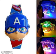 Digital 3D Avenger  Glowing Watch with Disco Music