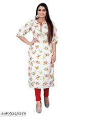 Polyster/Crepe fabric-New Printed Kurti Stylish & Comfortablle Kurtis for Women ,Extra plus Size -S,M,L,XL,XXL,2XL,XXXL,3XL,4XL,5XL,6XL,7XL,8XL ( New Arrival New Design Fashionable Kurti )